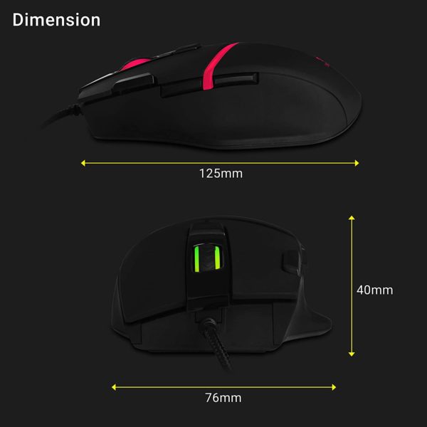 Zebronics Zeb-Tempest Wired Gaming Mouse