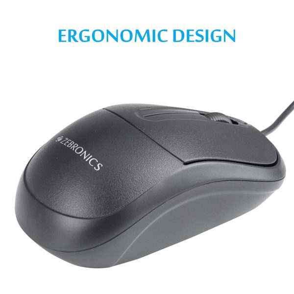 Zebronics Zeb-Comfort Plus Wired Mouse