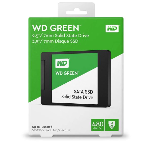 WD 480GB Green Sata Solid State Drive (SSD)