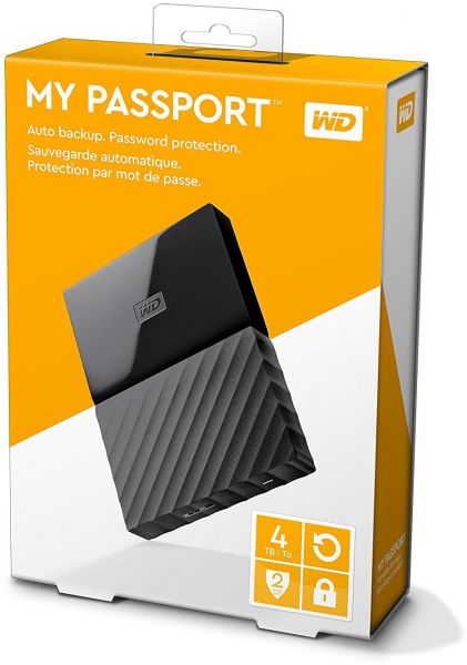 WD 4TB MY PASSPORT 2.5 HDD