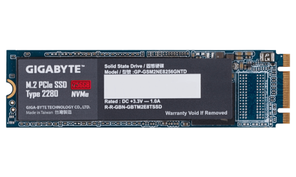 Gigabyte 256GB NVME Solid State Drive (SSD)