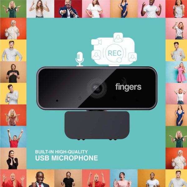 Fingers 1080 Hi-Res 1080p Webcam