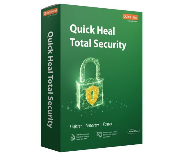 Quick Heal Total Security Antivirus 3 PC - 1 YEAR