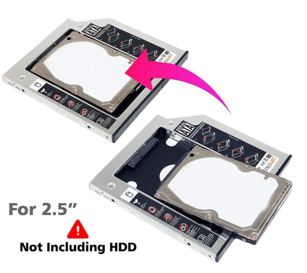 Caddy for Second HDD/SSD (9.5mm)