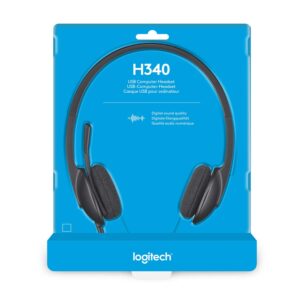 Logitech H340 Wired USB Headphone with Mic