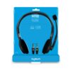 Logitech H110 Wired Aux Headphone with Mic