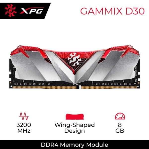 Adata XPG D30 8GB DDR4 3200MHZ Desktop Gaming Ram