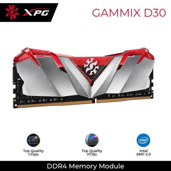 Adata XPG D30 8GB DDR4 3200MHZ Desktop Gaming Ram