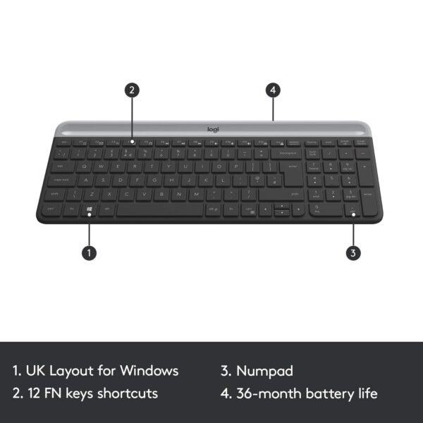 Logitech MK470 Wireless Keyboard and Mouse Combo