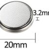 Micro Lithium Cell Coin Battery (CMOS) (Pack of 5)