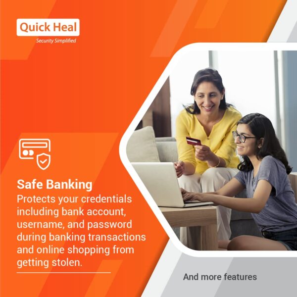 Quick Heal Internet Security 3 PC - 1 Year