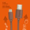 Fingers Type - C Mobile Cable With Fast Charging (upto 3.0A) and Data Transfer