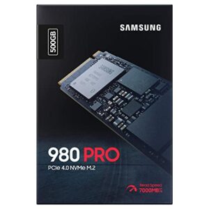 Samsung 980 Pro 500GB NVMe Solid State Drive (SSD)
