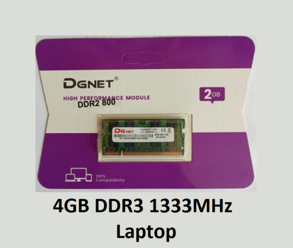 DGnet 4GB DDR3 1333MHz Laptop Ram