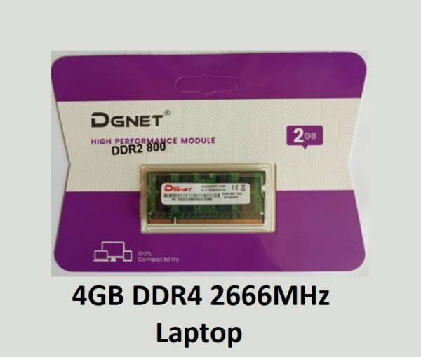 DGnet 4GB DDR4 2666MHz Laptop Ram
