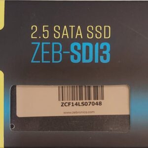 Zebronics 256GB Sata Solid State Drive (SSD)
