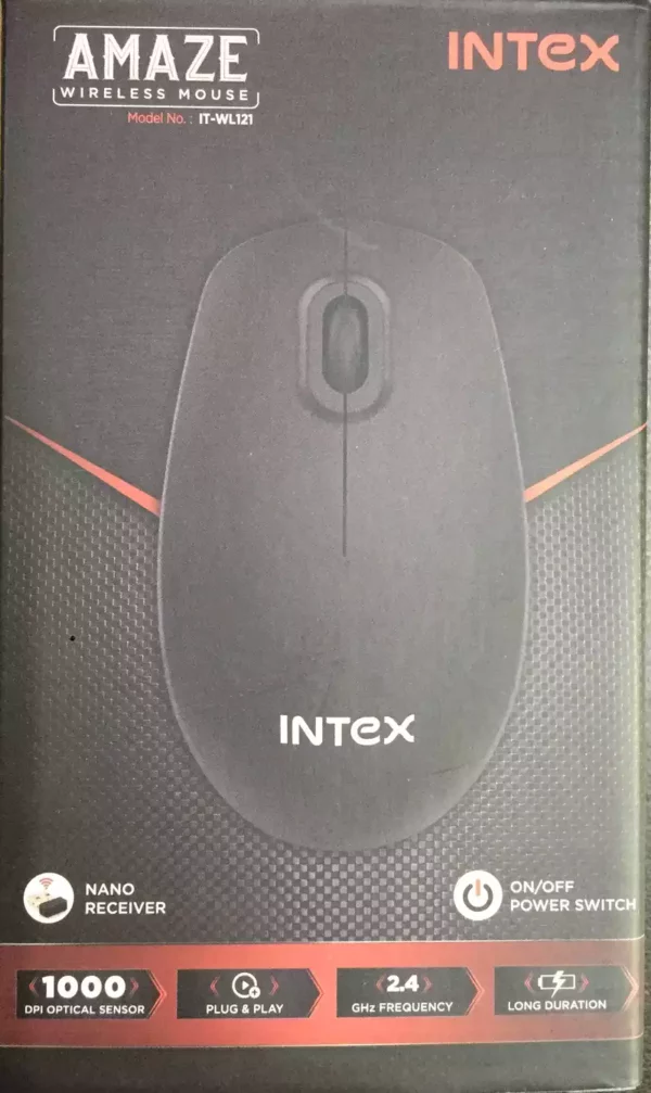 Intex Amaze + Wireless Optical Mouse