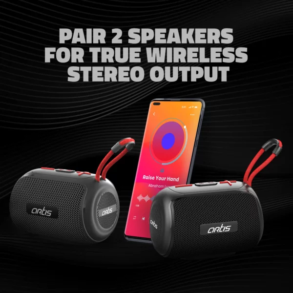 Artis SoundPro 10 5W TWS Portable 5.0 Bluetooth Speaker
