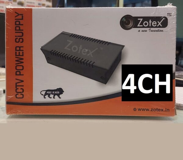 Zotex 4 Channel CCTV Supply (SMPS)