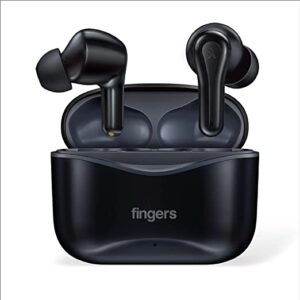 Fingers Go-Hi Pods True Wireless Earbuds | 28 Hours Playback | Hi-Speed Charging | Surround Noise Cancellation | Smart Touch Controls