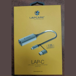 Lapcare 2 in 1 Type C and USB 3.0 Gigabit Ethernet Adapter