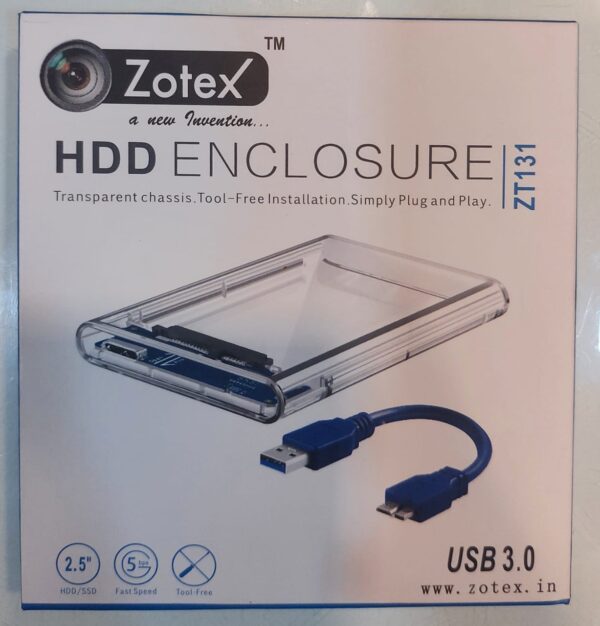 Zotex 2.5inch USB 3.0 Casing