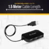 Lapcare USB 2.0 4 Port Hub With 1.5m Cable