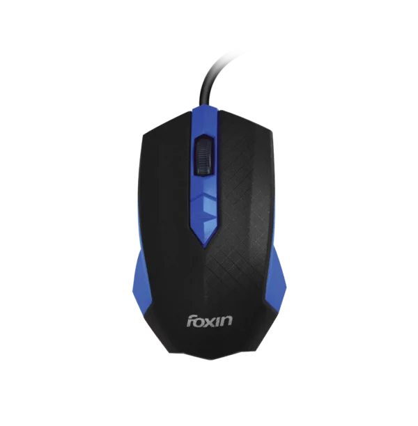 Foxin Smart Blue Wired Mouse