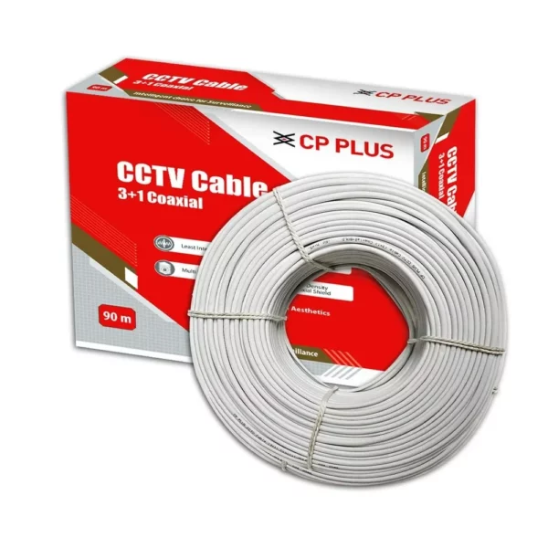 CP-Plus 3+1 90 Mtr CCTV Cable