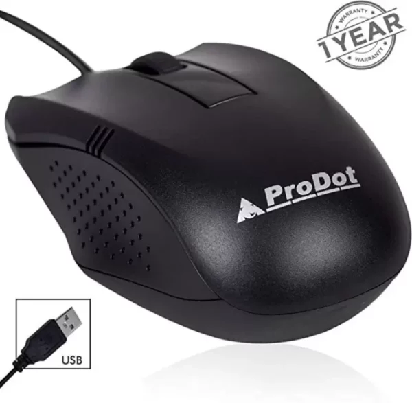Prodot USB Wired Optical Mouse