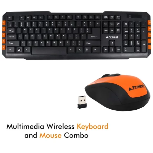 Prodot TLC-107+165 Wireless Keyboard Mouse Combo
