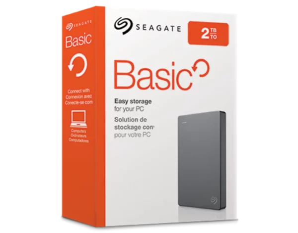 Seagate 2TB Basic External Hard Drive