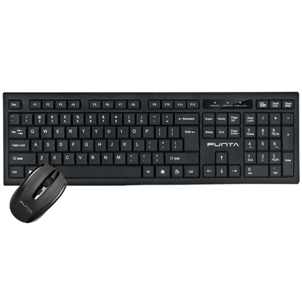 Punta KB601 Wireless Keyboard and Mouse Combo