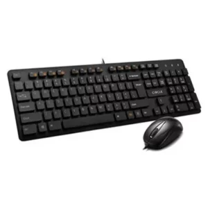 Circle C-43 Slim Multimedia Wired Keyboard Mouse Combo