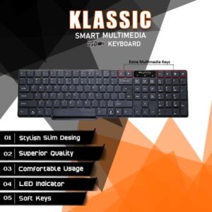 Punta Klassic Wired Multimedia Keyboard