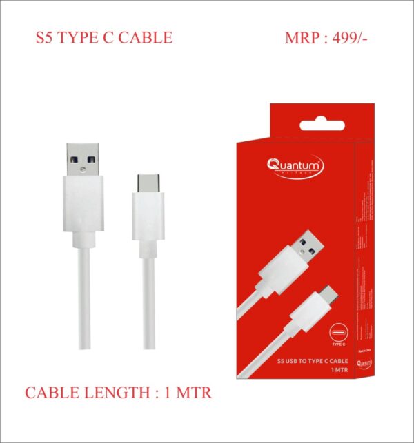 Quantum S5 USB to Type-C Data Cable