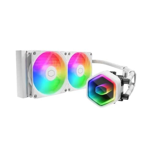 COOLER MASTER MasterLiquid 240 Core II ARGB White CPU Liquid Cooler