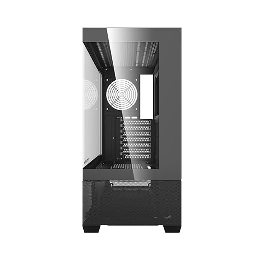Defender ZX3 Mid-Tower Computer Case Gaming Cabinet - Black - Image 3