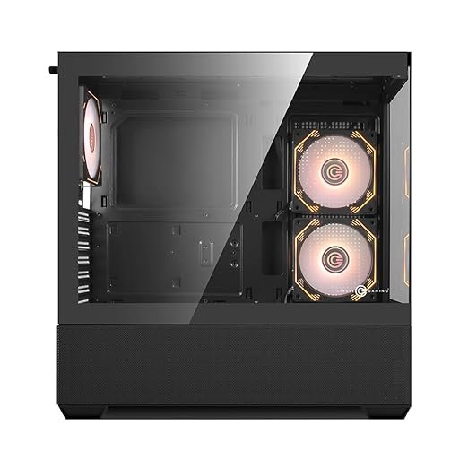 Defender ZX3 Mid-Tower Computer Case Gaming Cabinet - Black - Image 2